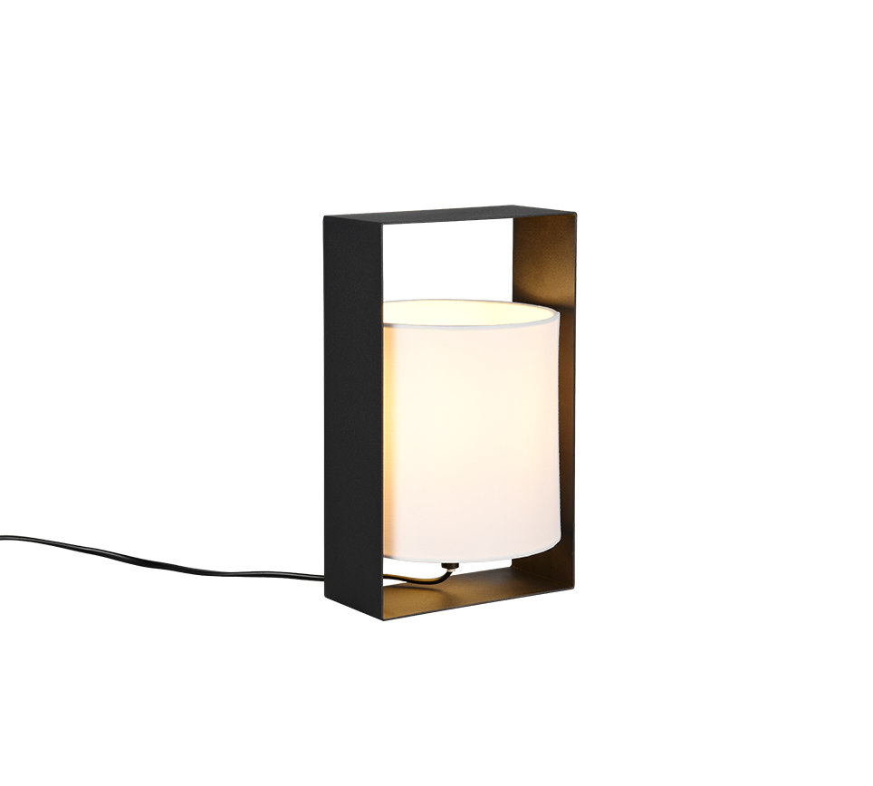 Pail table lamp E27 matt black — R55751032