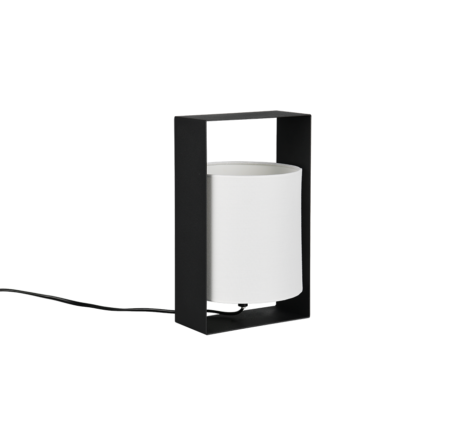 Pail table lamp E27 matt black — R55751032