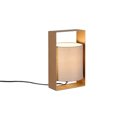 Pail table lamp E27 coffee brown — R55751065