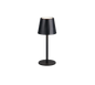Diaz LED table lamp matt black rechargeable — R55961132