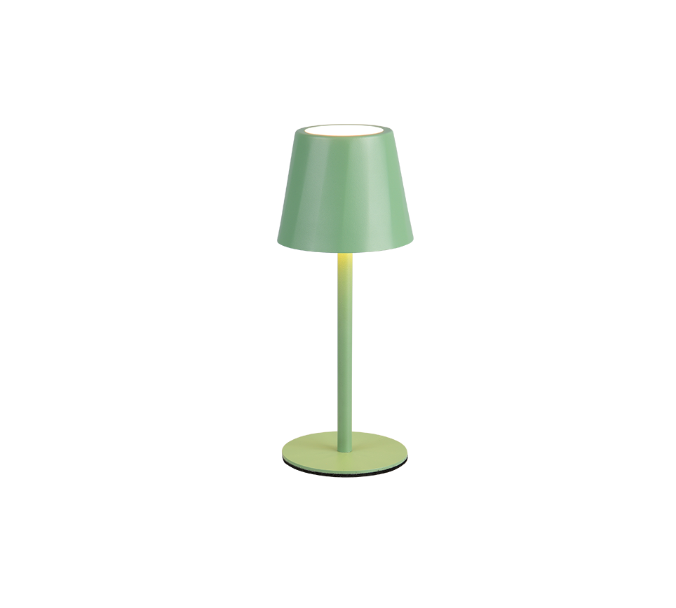 Diaz LED table lamp pistaasingreen rechargeable — R55961149