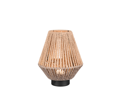 Lira LED table lamp light brown rechargeable — R55991126