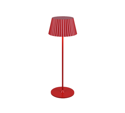 Suarez LED outdoor table lamp red rechargeable — R57706110