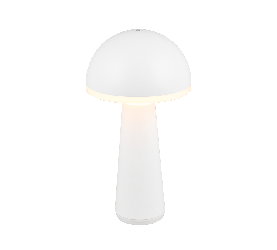 Fungo LED table lamp matt white rechargeable — R57716131