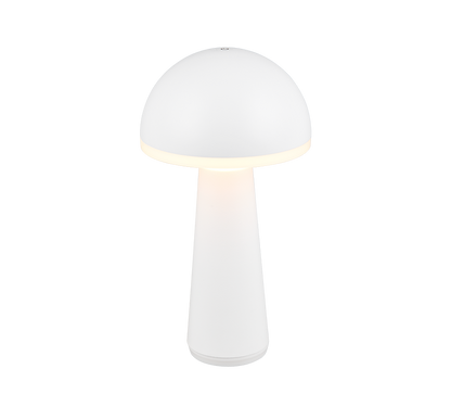 Fungo LED table lamp matt white rechargeable — R57716131