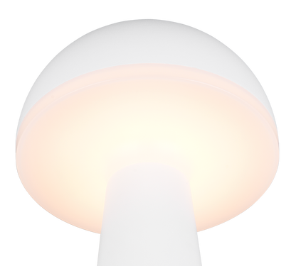 Fungo LED table lamp matt white rechargeable — R57716131