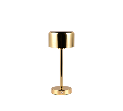 Jeff LED table lamp polished brass rechargeable — R59151103