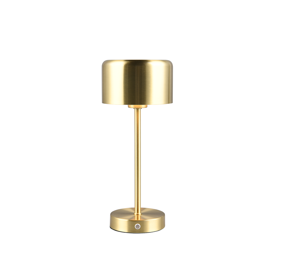 Jeff LED table lamp matt brass rechargeable — R59151108