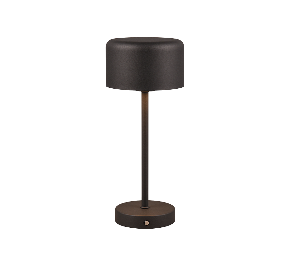 Jeff LED table lamp matt black rechargeable — R59151132