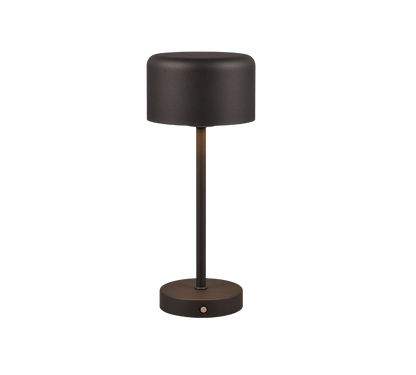 Jeff LED table lamp matt black rechargeable — R59151132