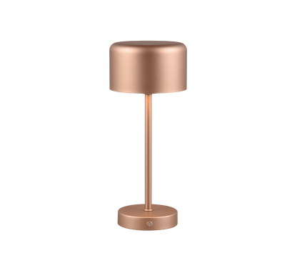 Jeff LED table lamp coffee brown rechargeable — R59151165