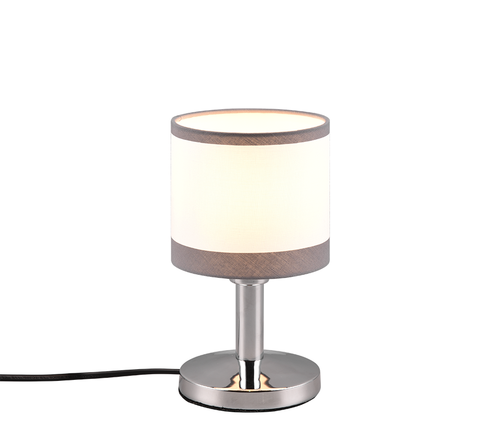 Davos table lamp E14 chrome/white — R59551006