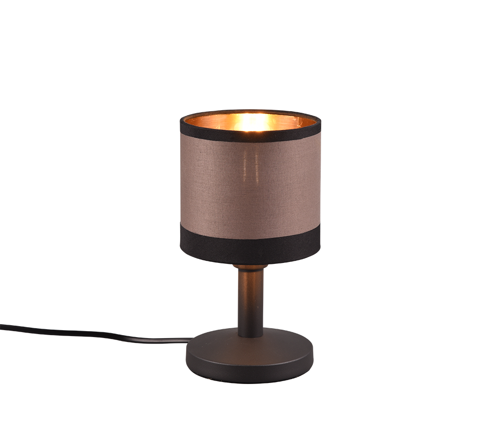 Davos table lamp E14 matt black/greige — R59551041