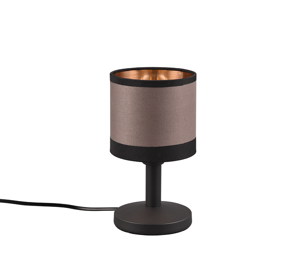 Davos table lamp E14 matt black/greige — R59551041