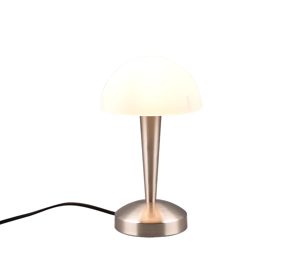 Canaria table lamp E14 (incl.) brushed steel — R59561107