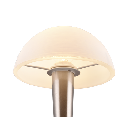 Canaria table lamp E14 (incl.) brushed steel — R59561107