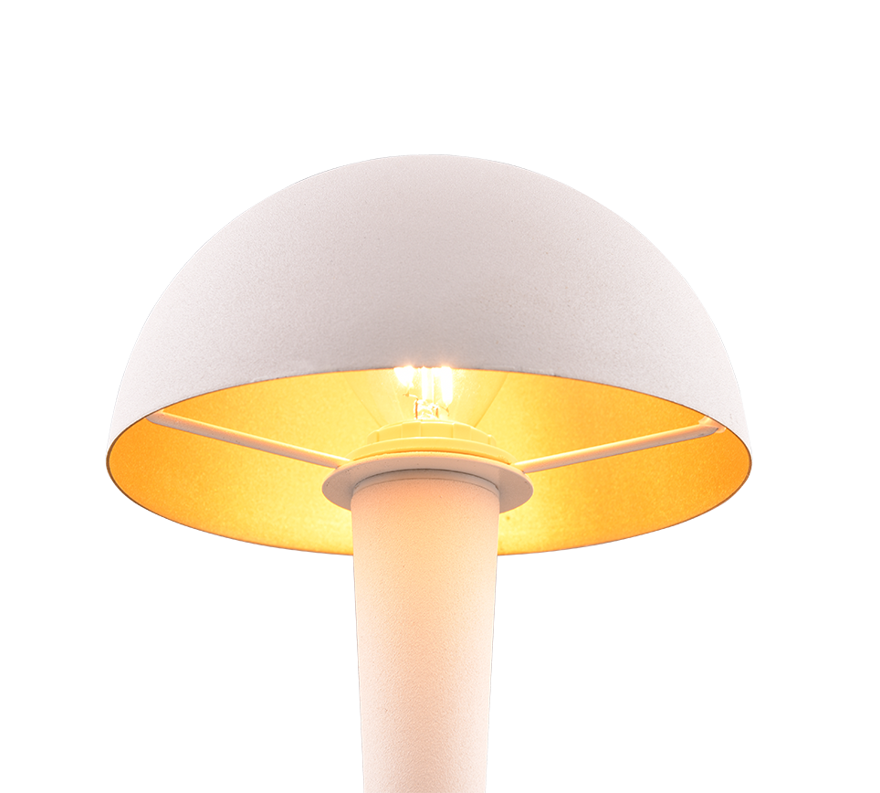 Canaria table lamp E14 (incl.) matt white — R59561131