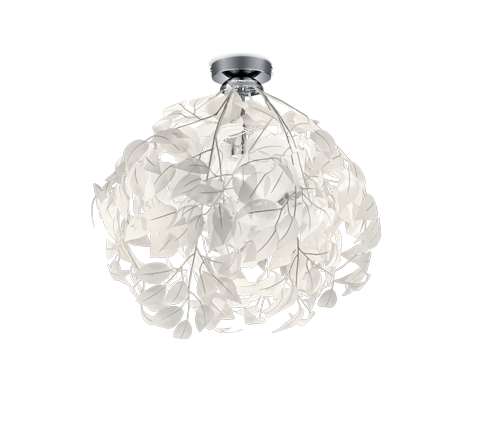 Leavy ceiling lamp 38 cm E27 white — R60461001