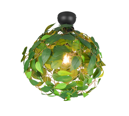 Leavy ceiling lamp 38 cm E27 green — R60461015