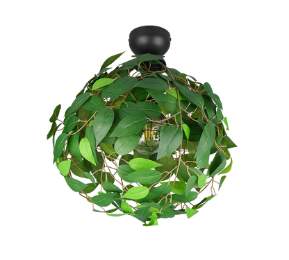 Leavy ceiling lamp 38 cm E27 green — R60461015
