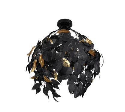 Leavy ceiling lamp 38 cm E27 matt black — R60461032