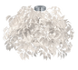 Leavy ceiling lamp 70 cm 3xE27 white — R60463001