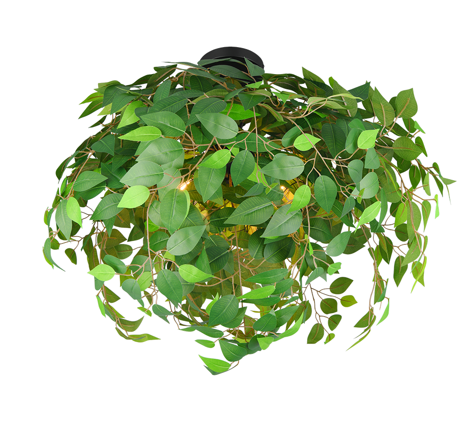 Leavy ceiling lamp 70 cm 3xE14 green — R60463015