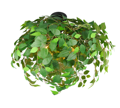 Leavy ceiling lamp 70 cm 3xE14 green — R60463015