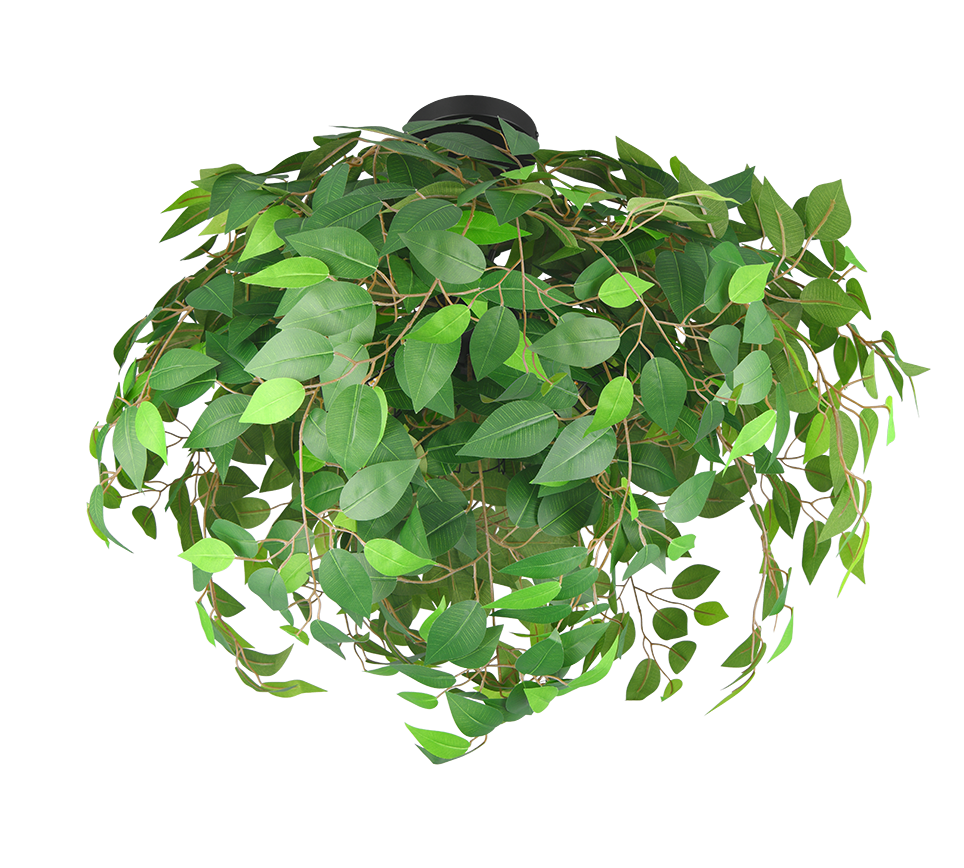 Leavy ceiling lamp 70 cm 3xE14 green — R60463015