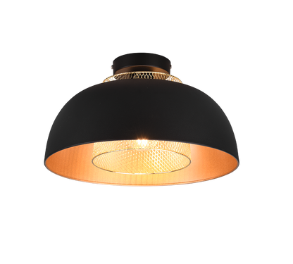 Punch ceiling lamp E27 matt black — R60811032