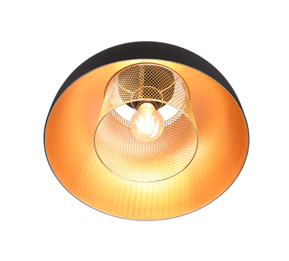 Punch ceiling lamp E27 matt black — R60811032