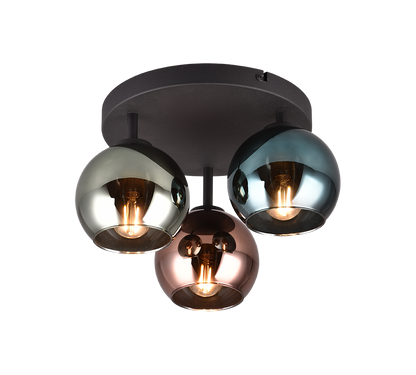 Sheldon ceiling lamp 3-pc E14 multicolor — R61303017