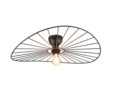 Chapeau ceiling lamp E27 matt black — R61451032