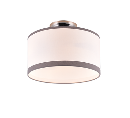 Davos ceiling lamp 30 cm 2xE14 chrome/white — R61552006