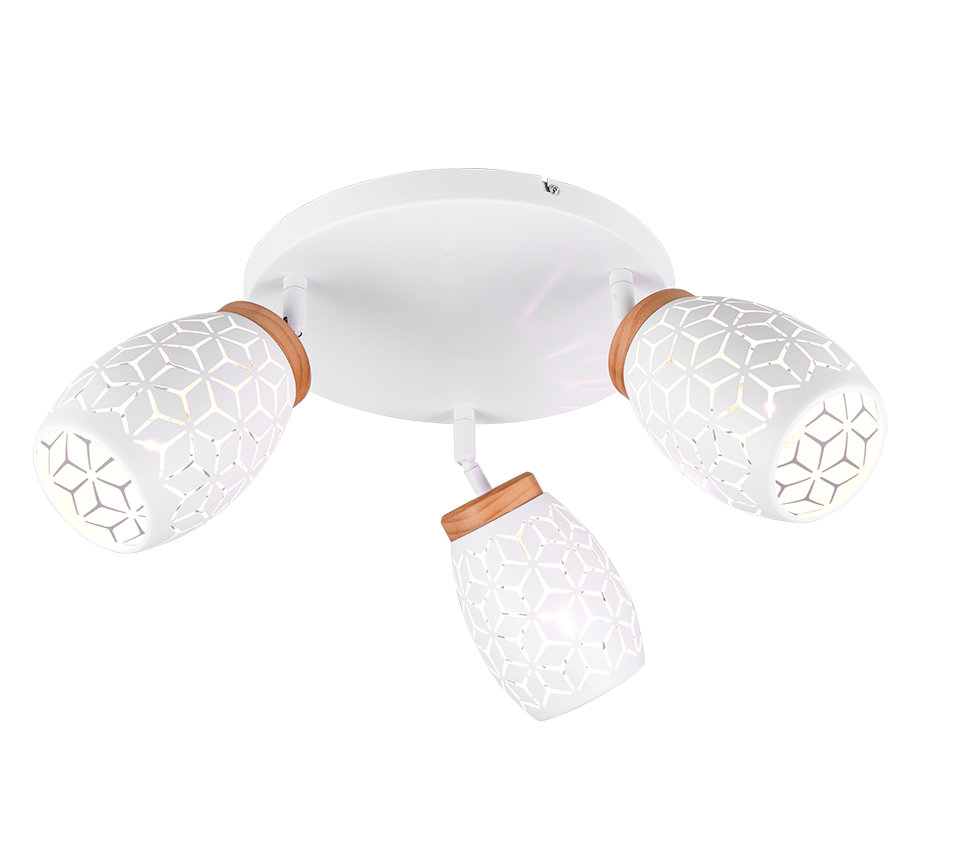 Bidar spotlight 3-pc E14 matt white — R61573331