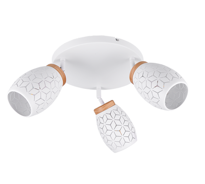 Bidar spotlight 3-pc E14 matt white — R61573331