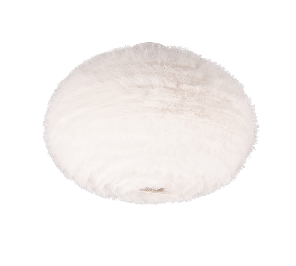 Furry ceiling lamp 2xE27 sand white — R61582001