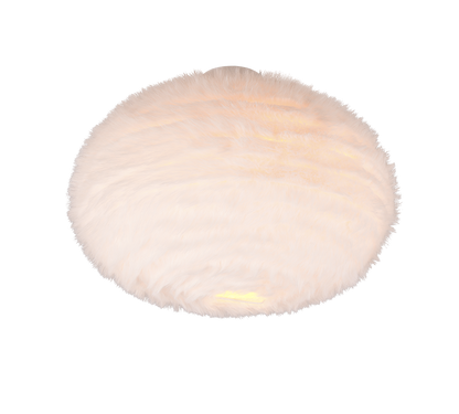Furry ceiling lamp 2xE27 sand white — R61582001