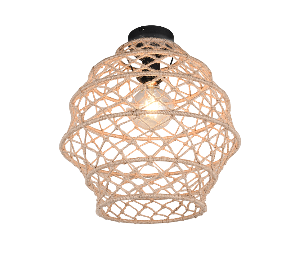 Hive ceiling lamp E27 natural color/hemp — R61681036