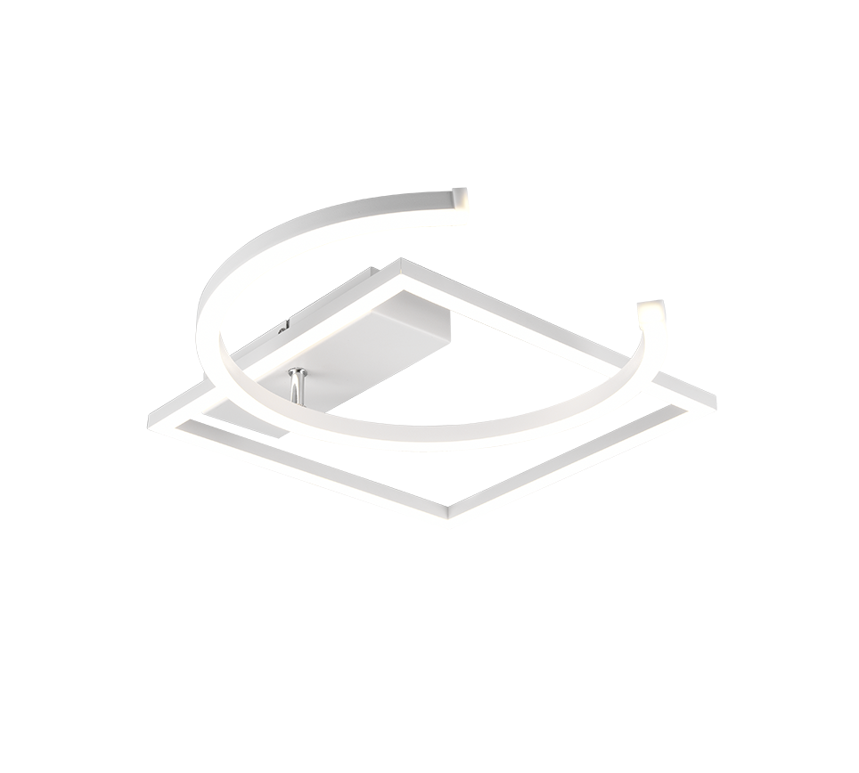 Pivot LED ceiling lamp matt white — R62162131