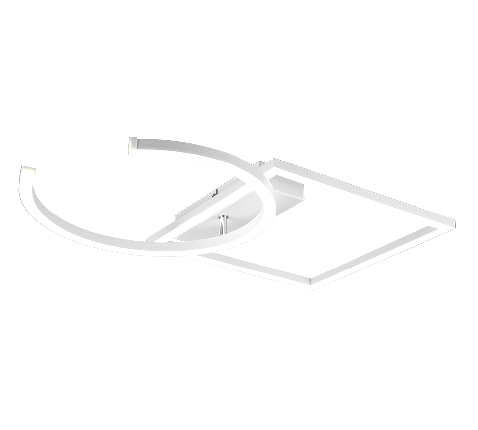 Pivot LED ceiling lamp matt white — R62162131