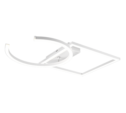 Pivot LED ceiling lamp matt white — R62162131