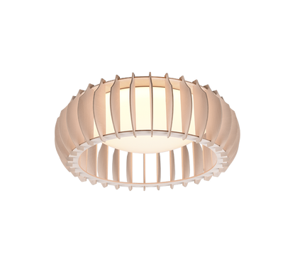 Monte LED ceiling lamp 40 cm wood — R62171130