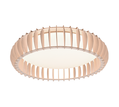 Monte LED ceiling lamp 60 cm wood — R62171930