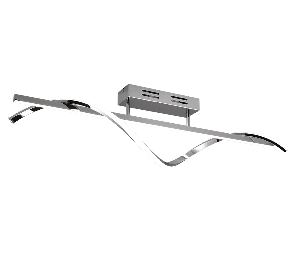 Isabel LED ceiling lamp chrome 4000K — R62201106