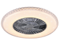 Harstad LED ceiling fan chrome starlight — R62412106