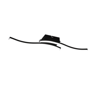Route LED ceiling lamp 2-pc matt black 4000K — R62472432