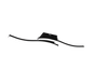 Route LED ceiling lamp 2-pc matt black 4000K — R62472432