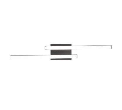Route LED ceiling lamp 2-pc matt black 4000K — R62472432