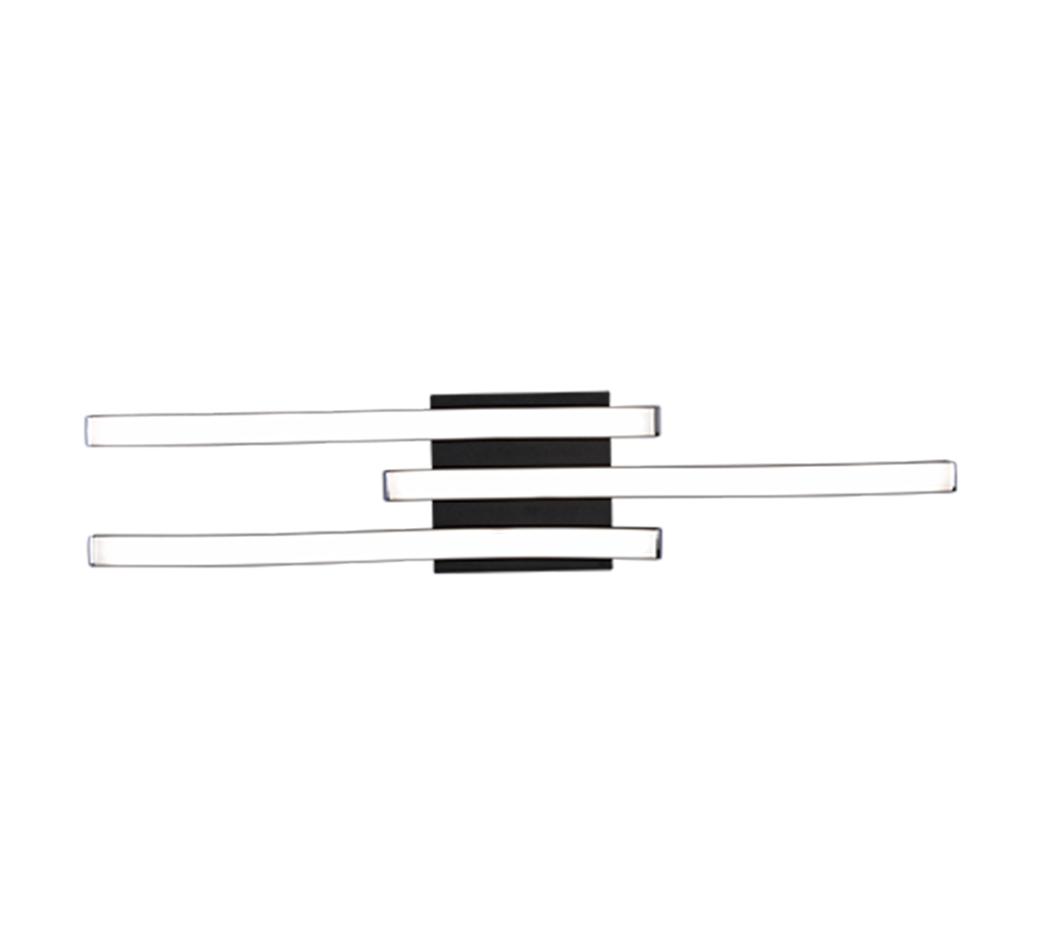 Route LED ceiling lamp 3-pc matt black — R62473132